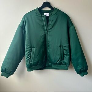 Green Bomber Jacket